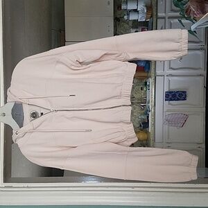 Women's Ashley Vintage Charm Cropped Hoodie, Size: Medium,  Color: Light Pink